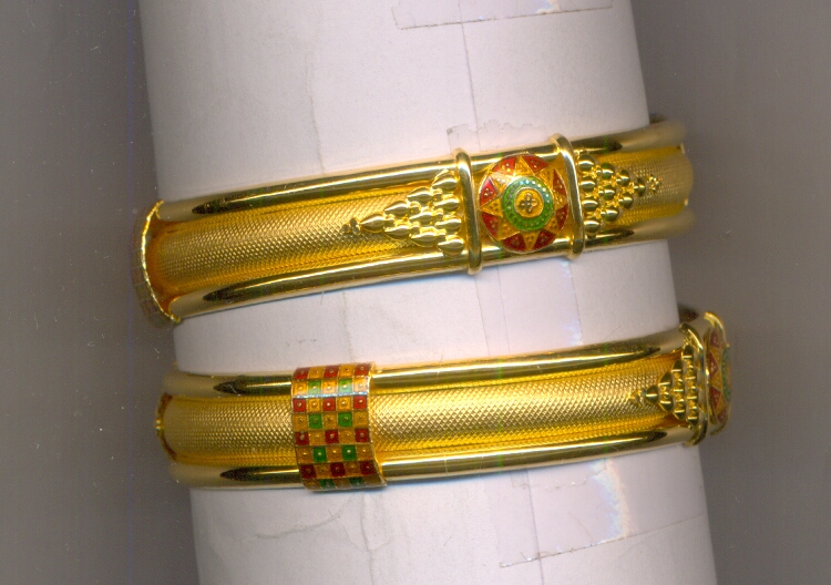 GOLD BANGLE PLAIN FANCY