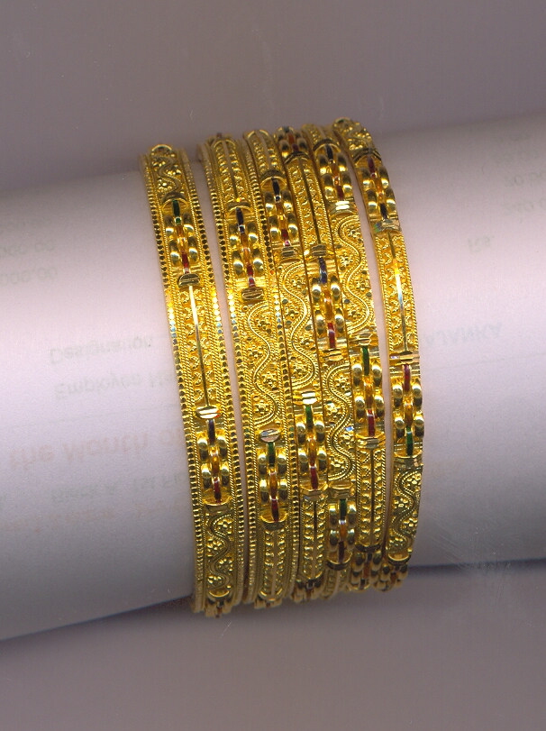GOLD BANGLE PLAIN FANCY