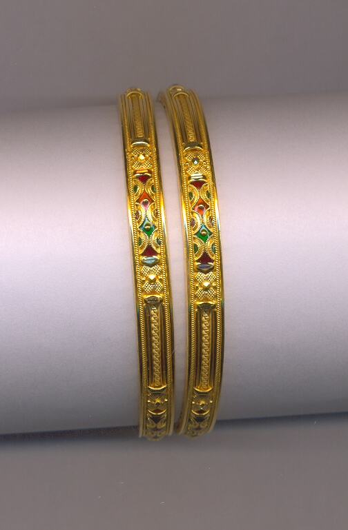 GOLD BANGLE PLAIN FANCY