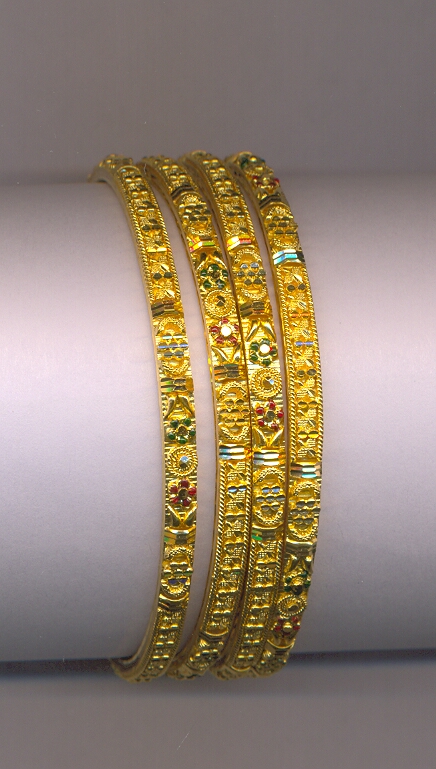 GOLD BANGLE PLAIN FANCY