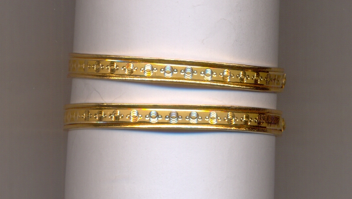 GOLD BANGLE PLAIN FANCY