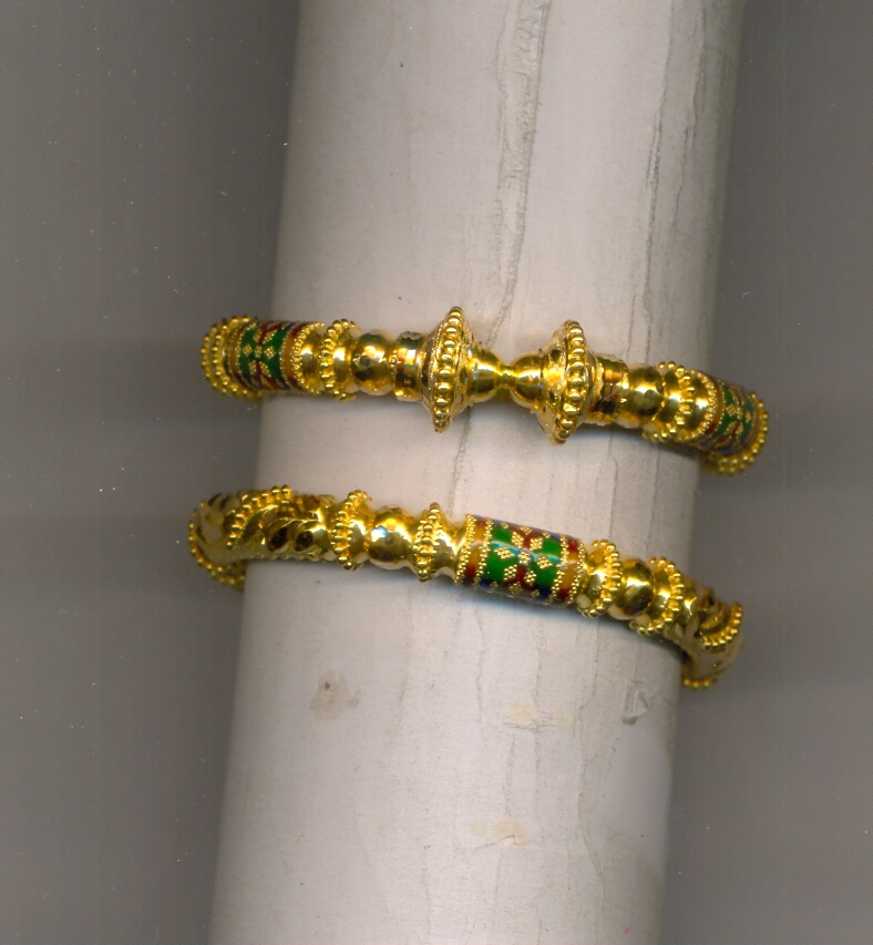 GOLD BANGLE PLAIN FANCY