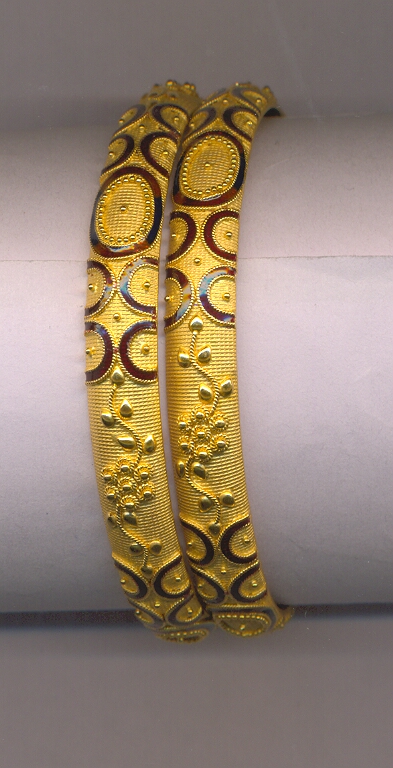 GOLD BANGLE PLAIN FANCY