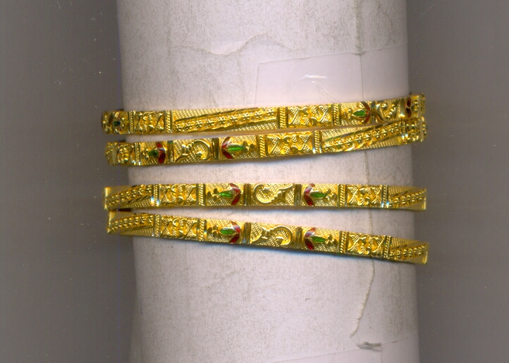 GOLD BANGLE PLAIN FANCY