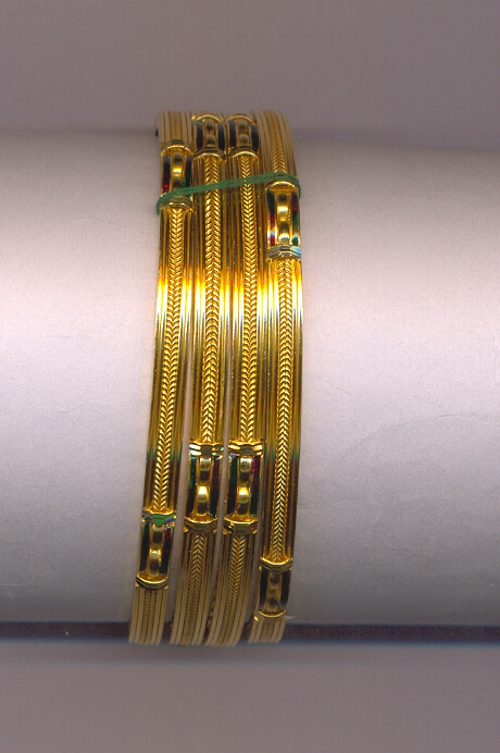 GOLD BANGLE PLAIN FANCY
