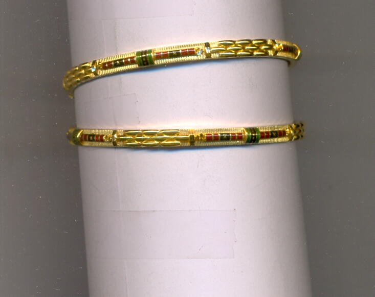 GOLD BANGLE PLAIN FANCY