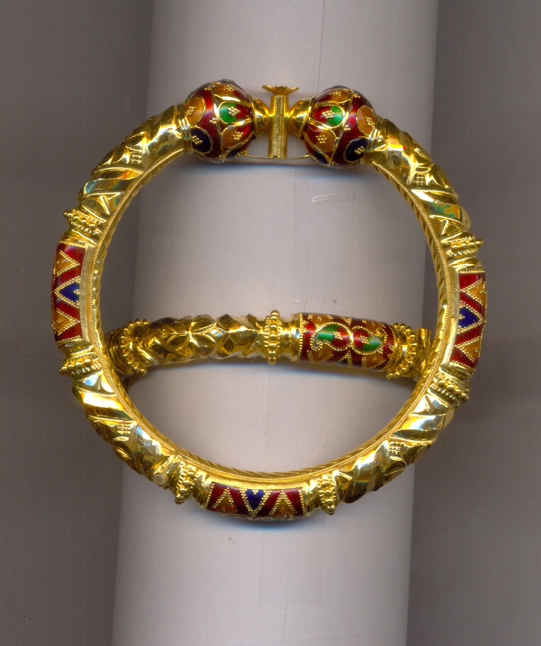 GOLD BANGLE PLAIN FANCY