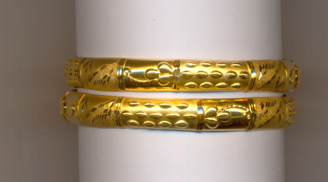 GOLD BANGLE PLAIN FANCY