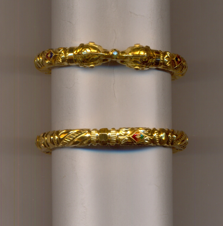 GOLD BANGLE PLAIN FANCY