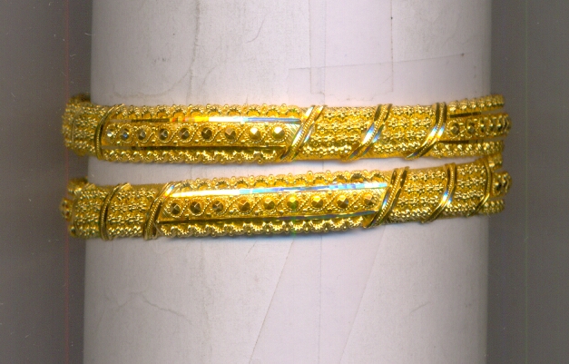 GOLD BANGLE PLAIN FANCY