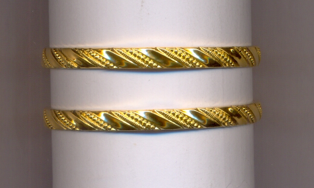 GOLD BANGLE PLAIN FANCY