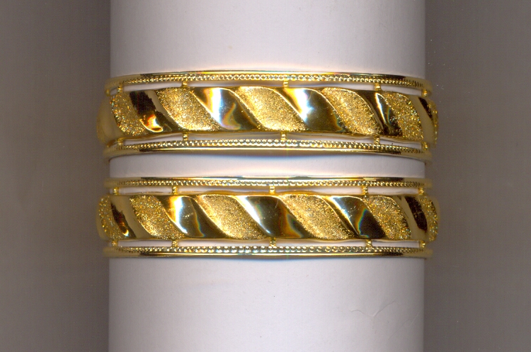GOLD BANGLE PLAIN FANCY