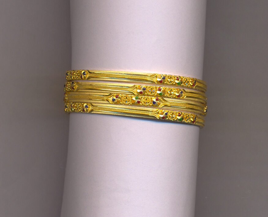 GOLD BANGLE PLAIN FANCY