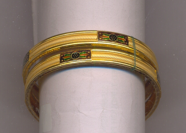 GOLD BANGLE PLAIN FANCY
