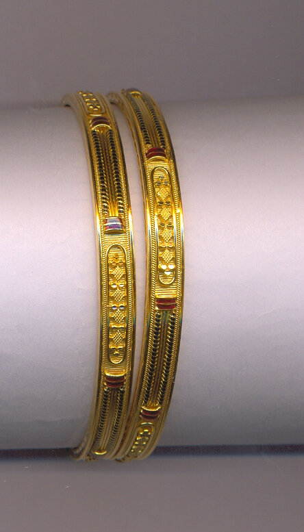 GOLD BANGLE PLAIN FANCY