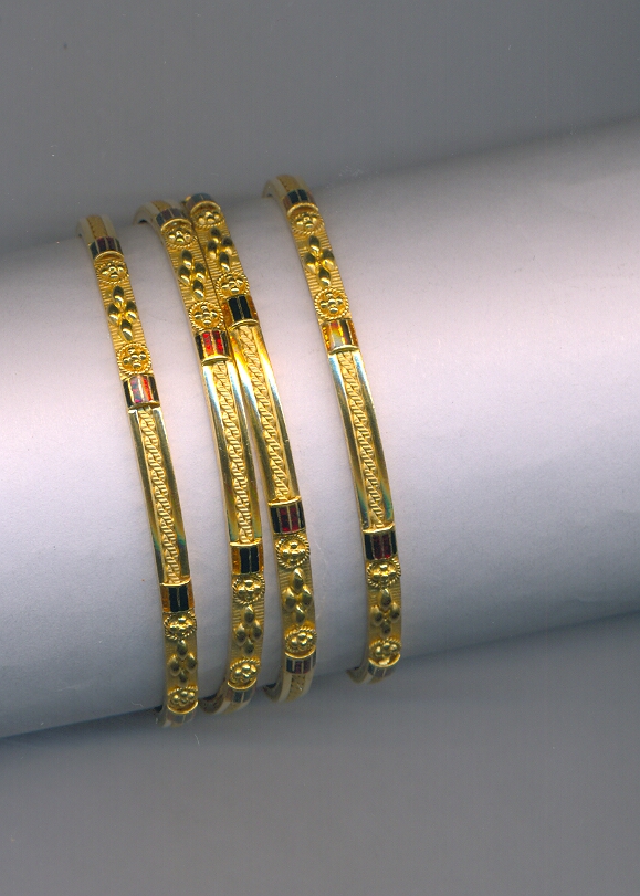 GOLD BANGLE PLAIN FANCY