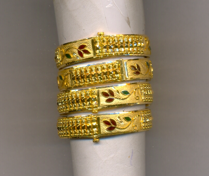 GOLD BANGLE PLAIN FANCY