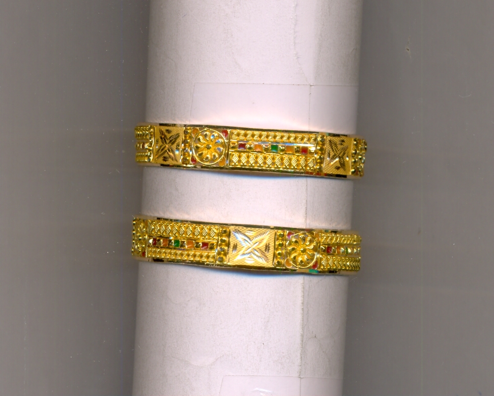 GOLD BANGLE PLAIN FANCY