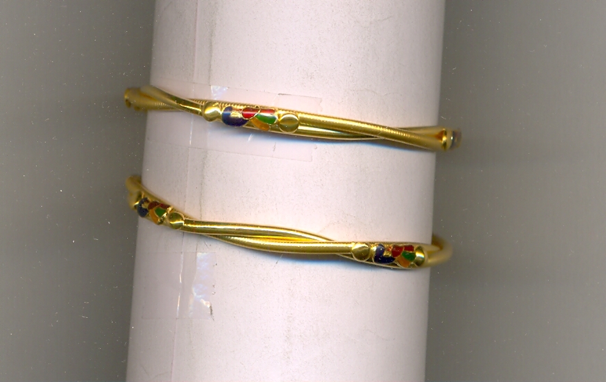 GOLD BANGLE PLAIN FANCY