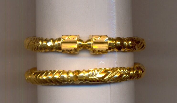 GOLD BANGLE PLAIN FANCY