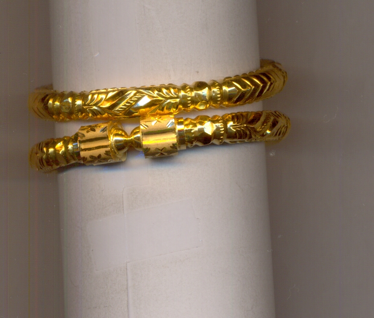 GOLD BANGLE PLAIN FANCY