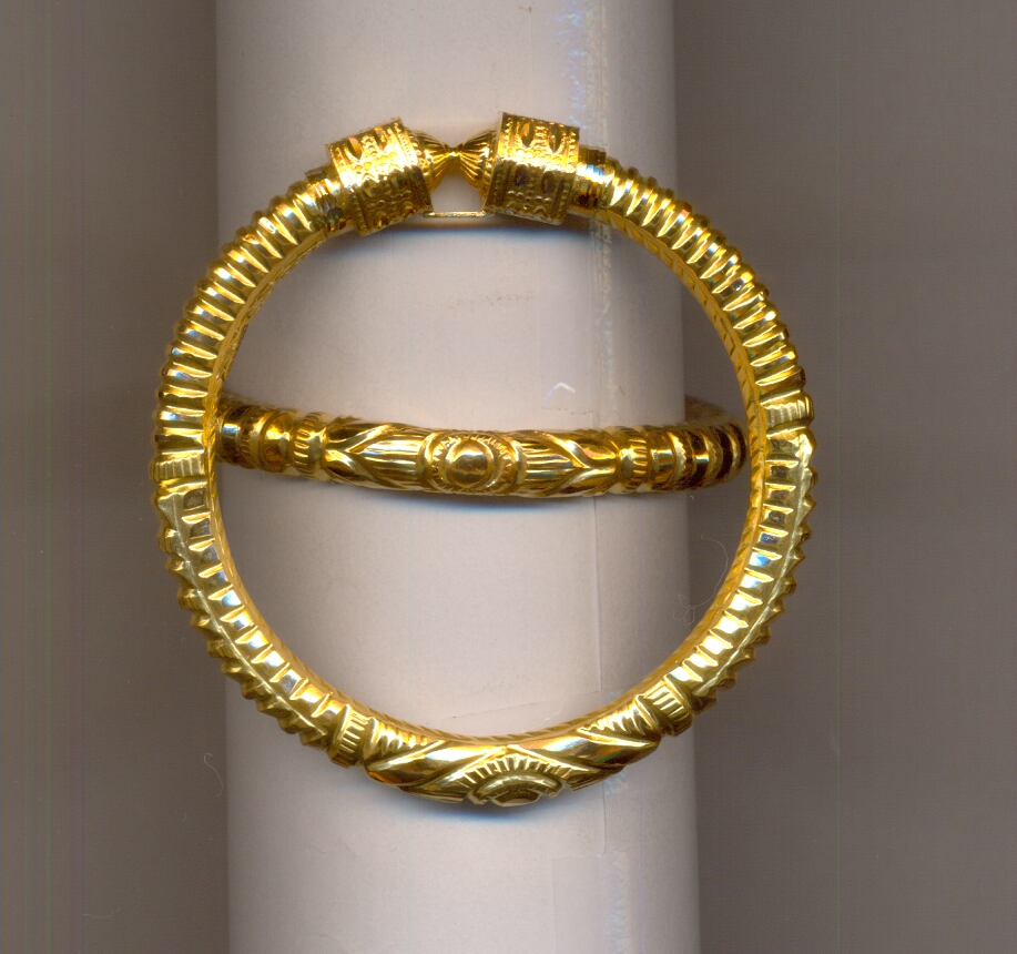 GOLD BANGLE PLAIN FANCY