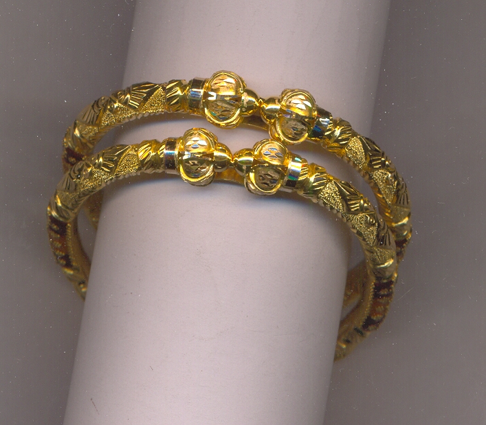 GOLD BANGLE PLAIN FANCY