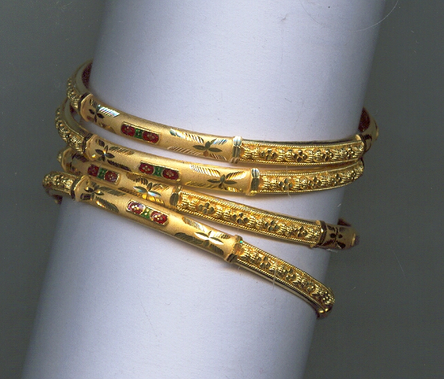 GOLD BANGLE PLAIN FANCY