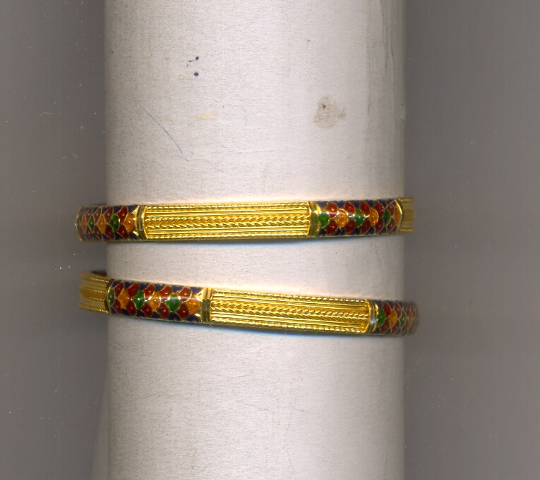 GOLD BANGLE PLAIN FANCY