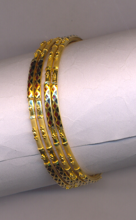 GOLD BANGLE PLAIN FANCY