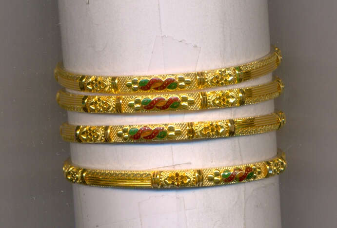 GOLD BANGLE PLAIN FANCY