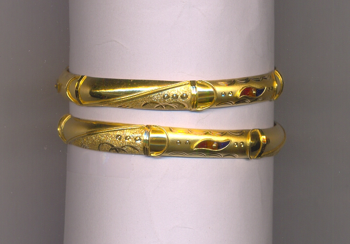 GOLD BANGLE PLAIN FANCY