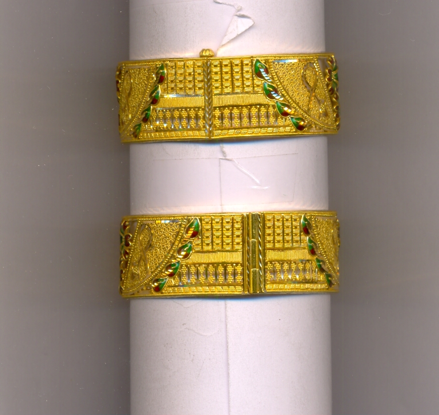 GOLD BANGLE PLAIN FANCY