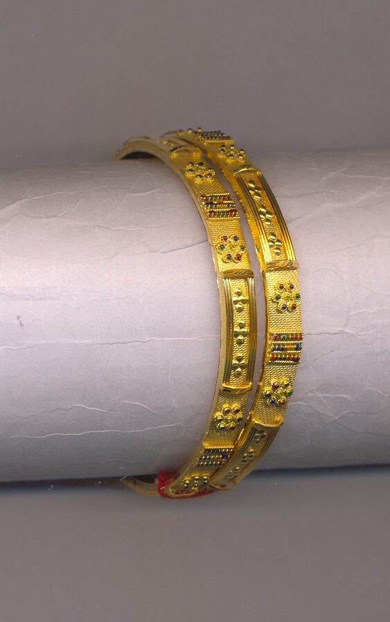 GOLD BANGLE PLAIN FANCY