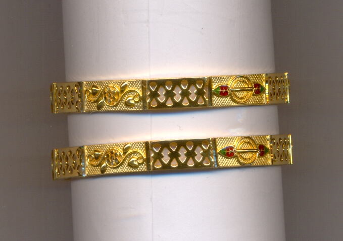 GOLD BANGLE PLAIN FANCY