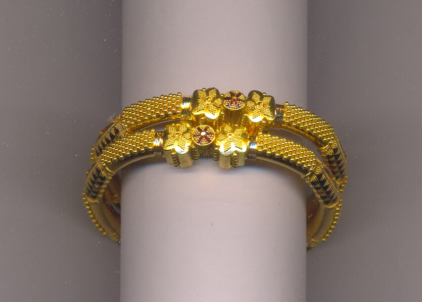 GOLD BANGLE PLAIN FANCY