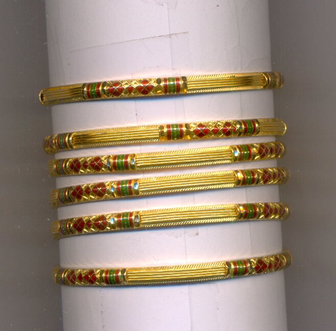 GOLD BANGLE PLAIN FANCY
