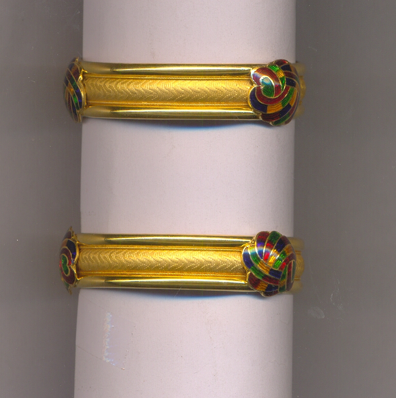 GOLD BANGLE PLAIN FANCY