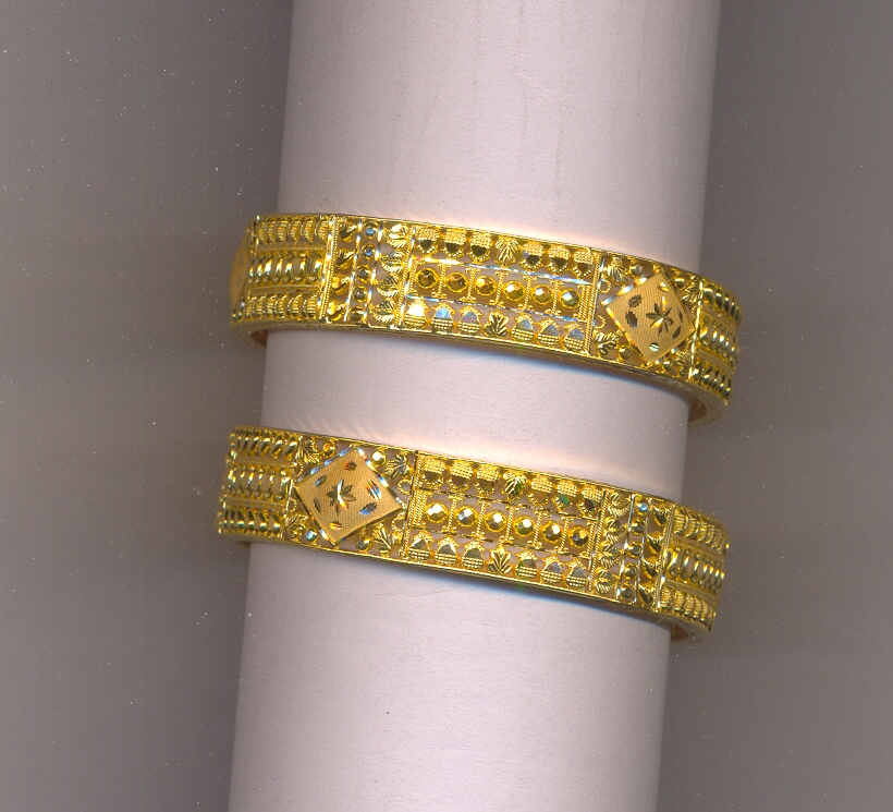 GOLD BANGLE PLAIN FANCY