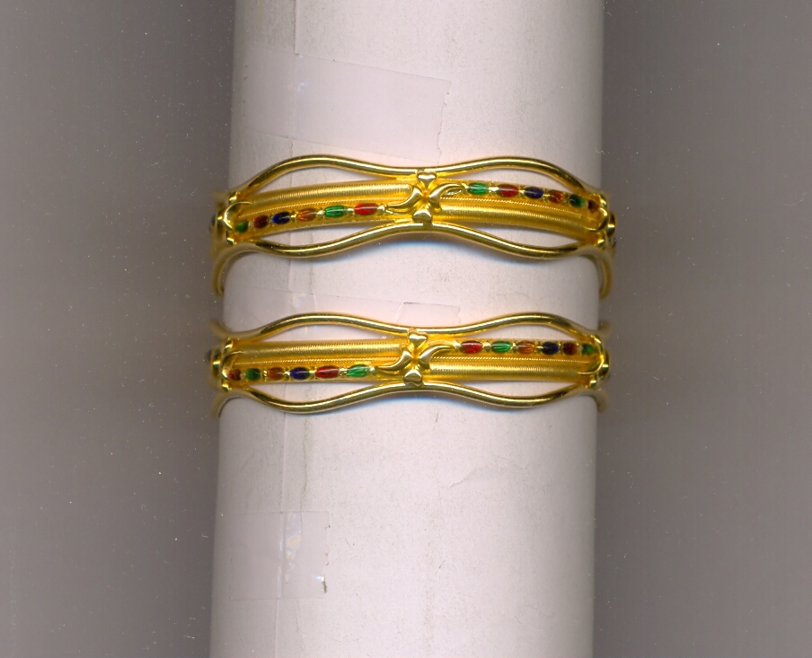 GOLD BANGLE PLAIN FANCY