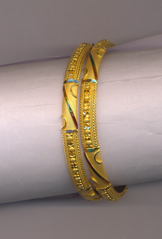 GOLD BANGLE PLAIN FANCY
