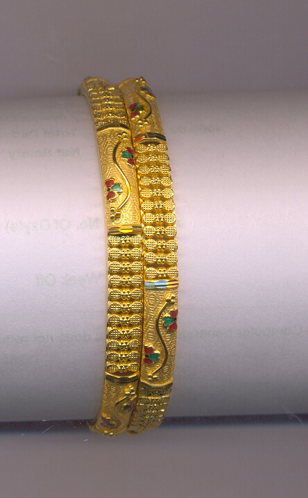 GOLD BANGLE PLAIN FANCY