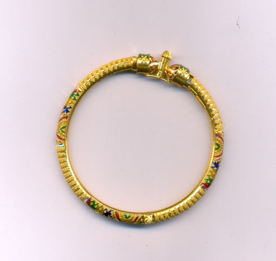 GOLD BANGLE PLAIN FANCY