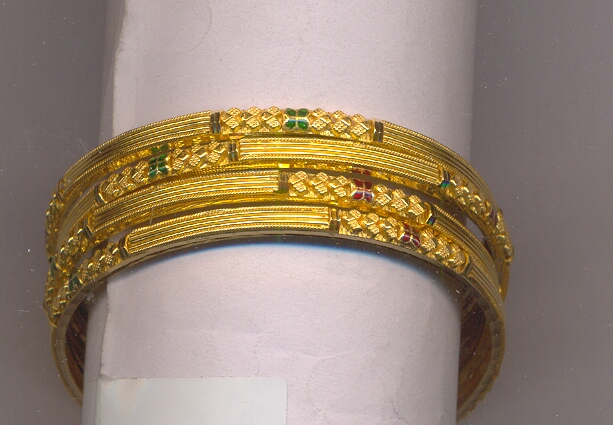 GOLD BANGLE PLAIN FANCY