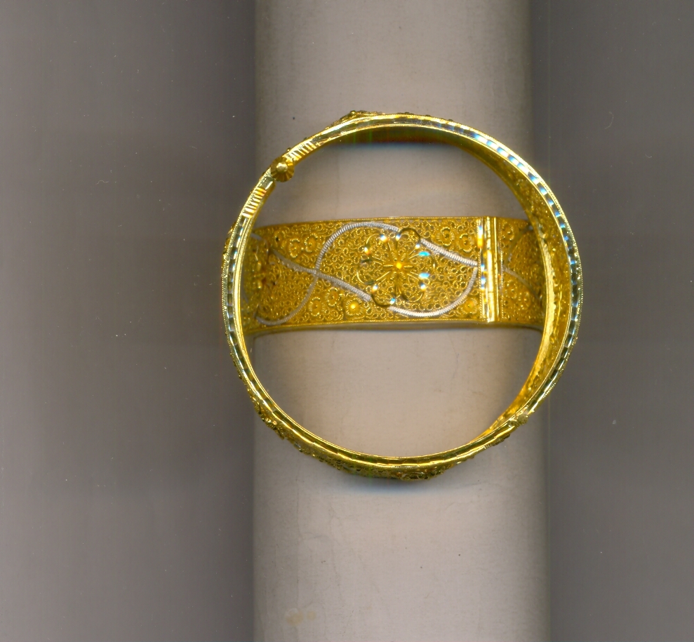 GOLD BANGLE PLAIN FANCY