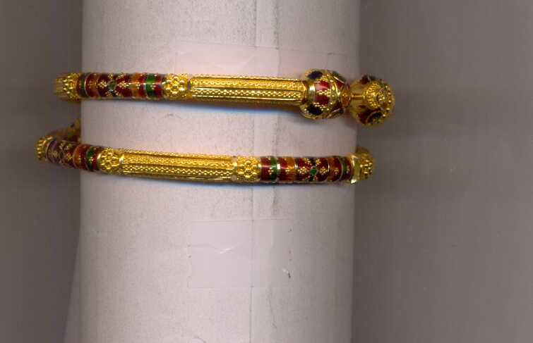 GOLD BANGLE PLAIN FANCY