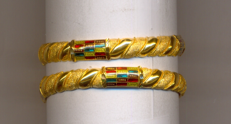 GOLD BANGLE PLAIN FANCY