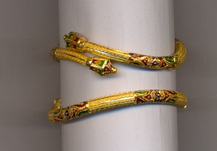 GOLD BANGLE PLAIN FANCY