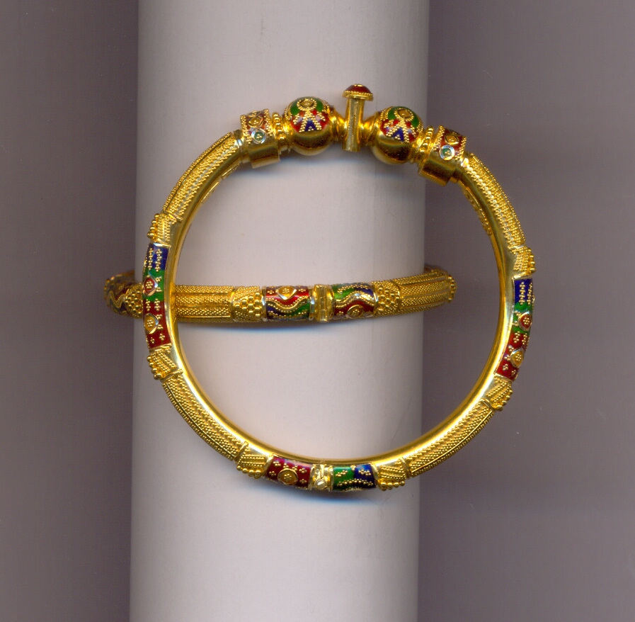 GOLD BANGLE PLAIN FANCY