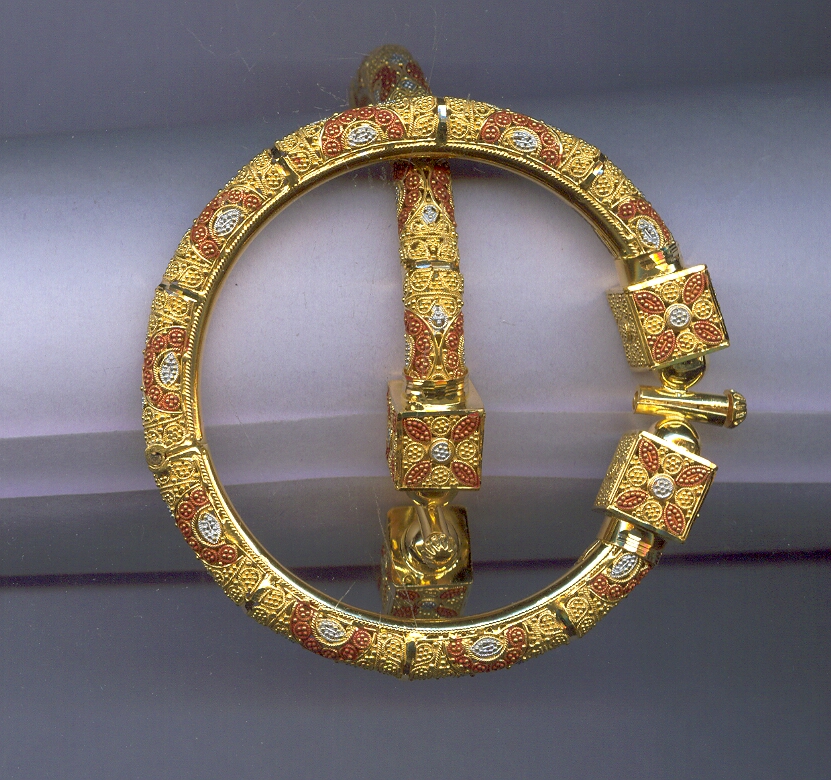 GOLD BANGLE PLAIN FANCY